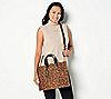 Vince Camuto X Almost Ready Suede Tote- Ember, 5 of 7