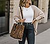Vince Camuto X Almost Ready Suede Tote- Ember, 7 of 7