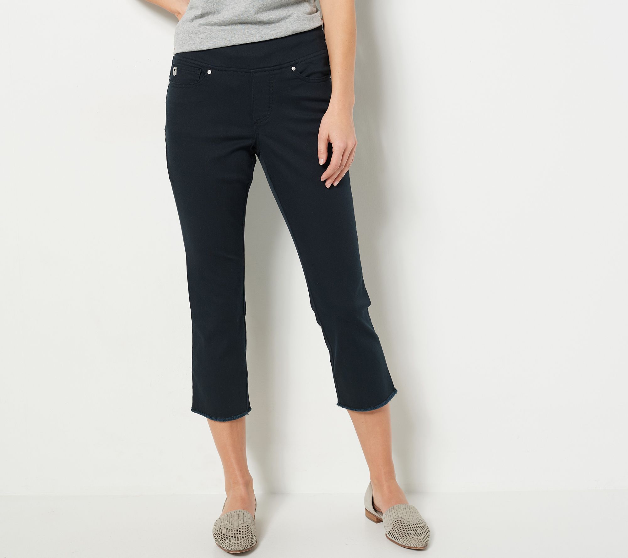 Belle by Kim Gravel Petite TripleLuxe Twill Jeans