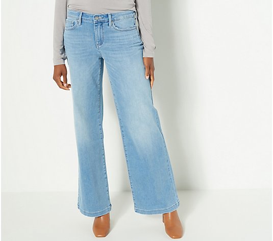 NYDJ Teresa Wide-Leg Jeans- Bryce - QVC.com