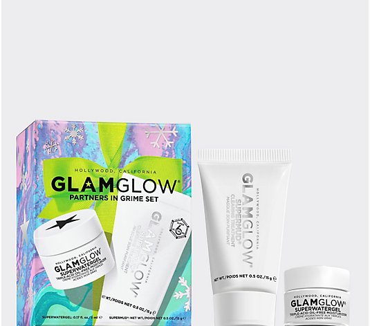 GLAMGLOW PARTNERS IN GRIME SET