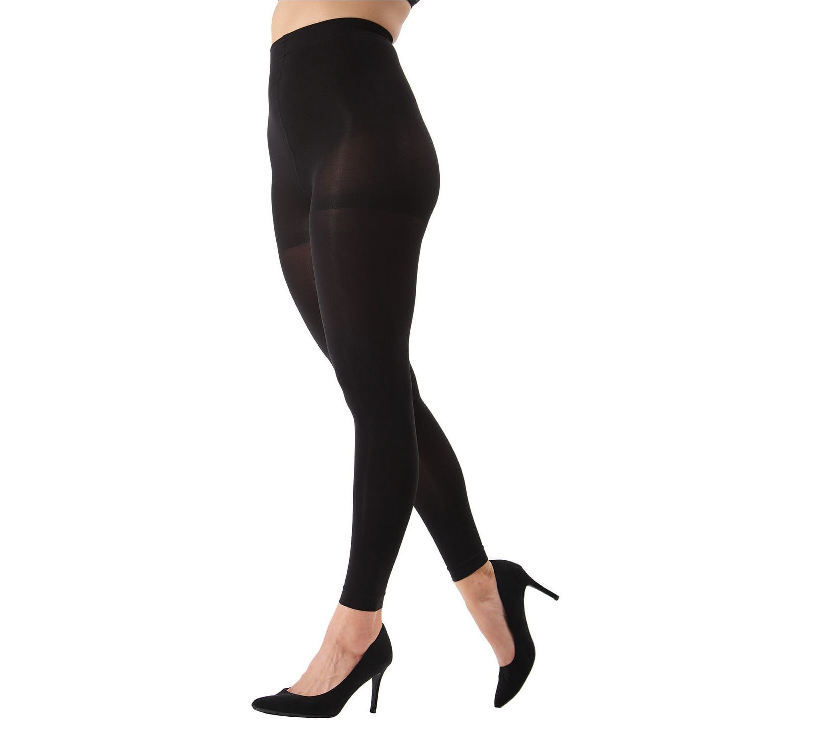 Perfectly Opaque Control Top Tights
