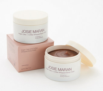 Josie Maran Argan Cake & Coffee Polish Exfoliating Body Scrub Duo - A523911