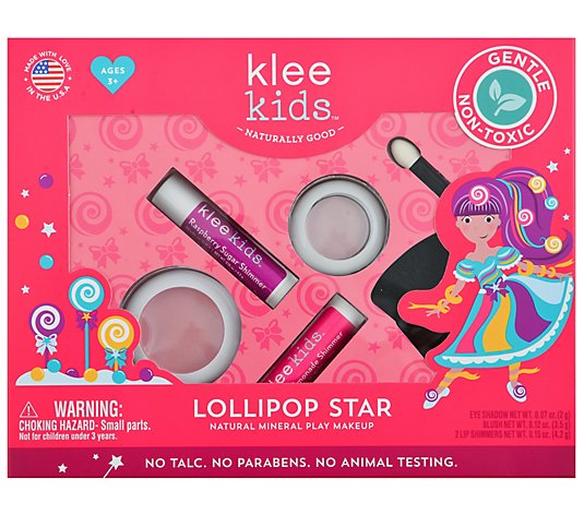 Klee Naturals Lollipop Star Pressed Powder Makeup Set