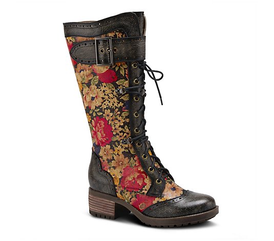 L'Artiste by Spring Step Leather Boots - Kisha-Flora