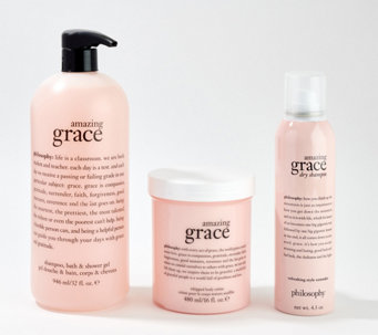 philosophy amazing grace fragrance hair & body care set - A554711