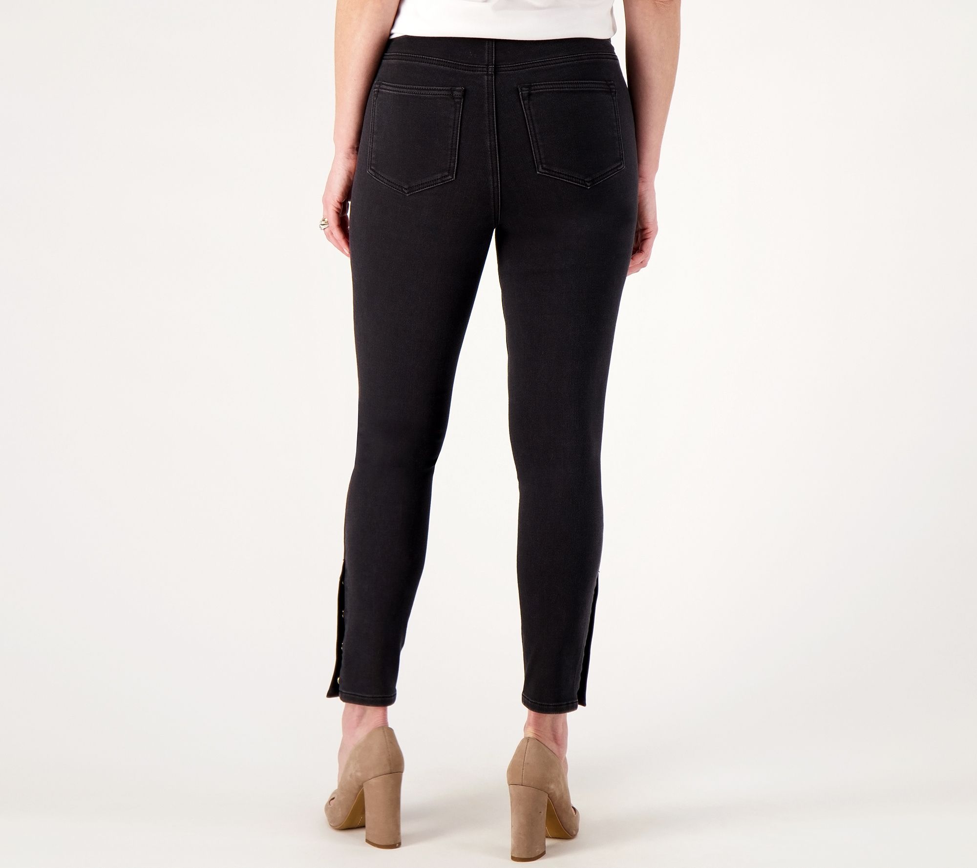 Jean Droit Femme Isaac Mizrahi Emma - Taille 12, 98% Coton, Longueur 33, Neuf Avec étiquettes