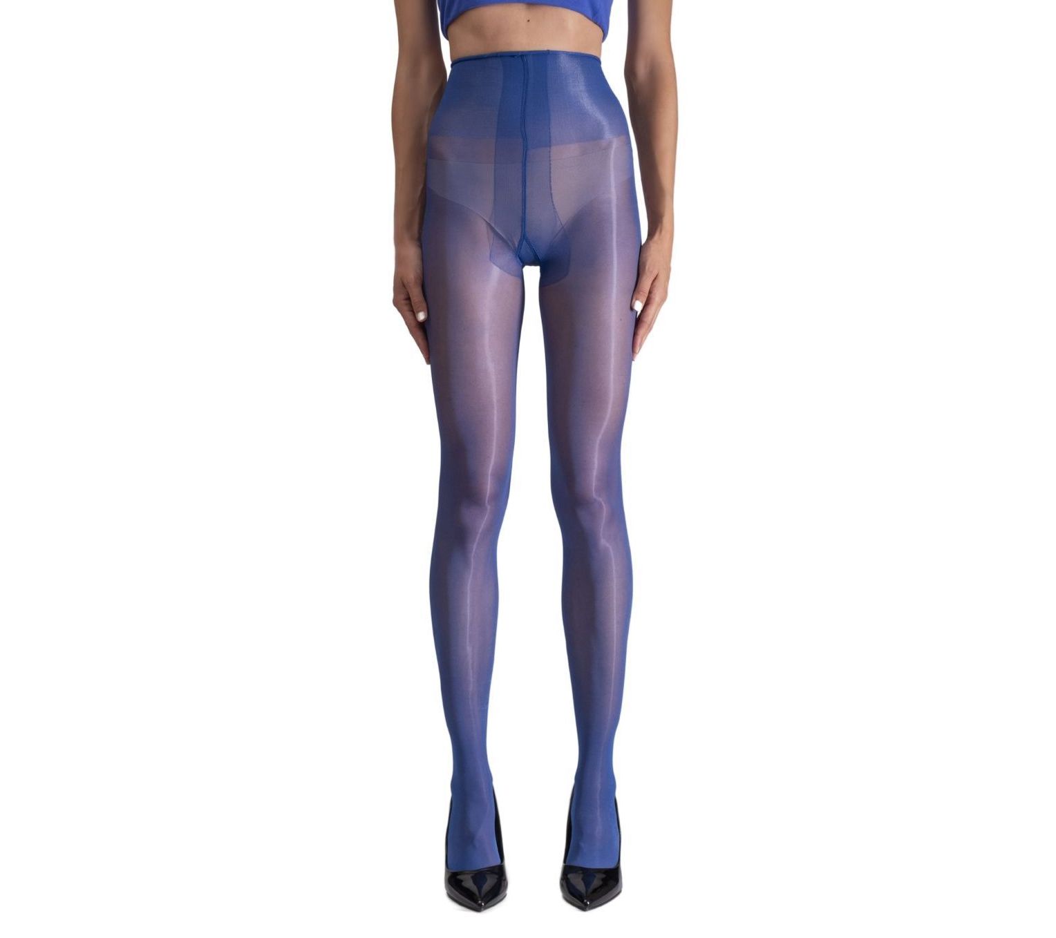 LECHERY Lustrous Silk Shiny Highwaist 20 DenierNylon Tights