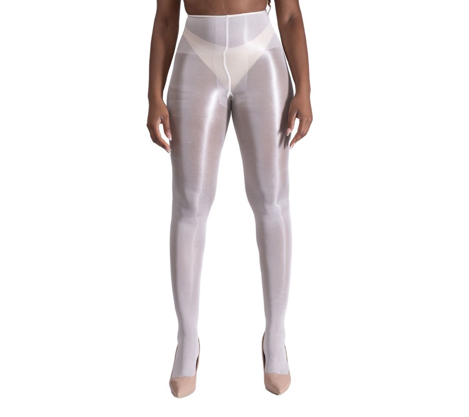 LECHERY Lustrous Silk Shiny Highwaist 20 DenierNylon Tights