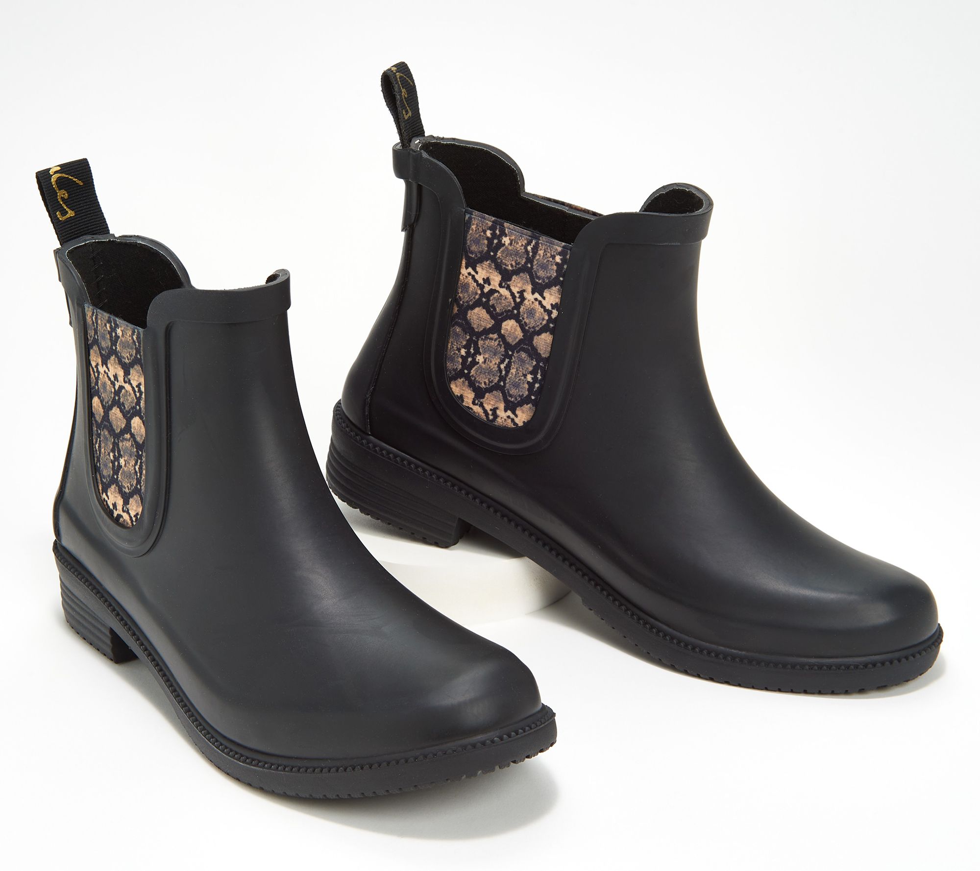 Joules black chelsea outlet boots