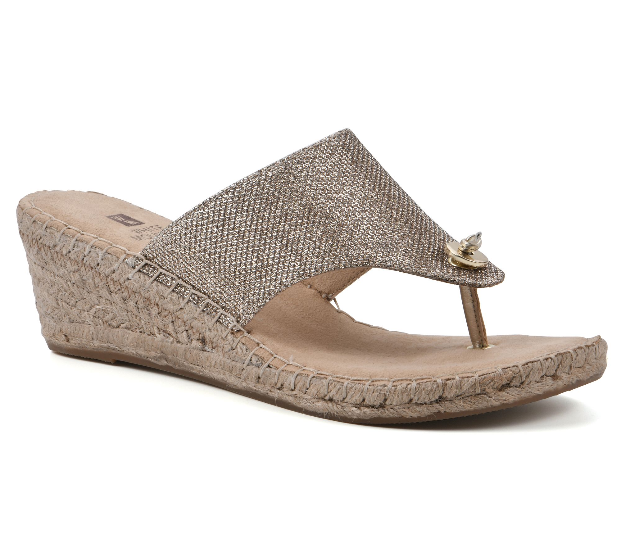 White Mountain Espadrille Wedge Sandals - Beachball