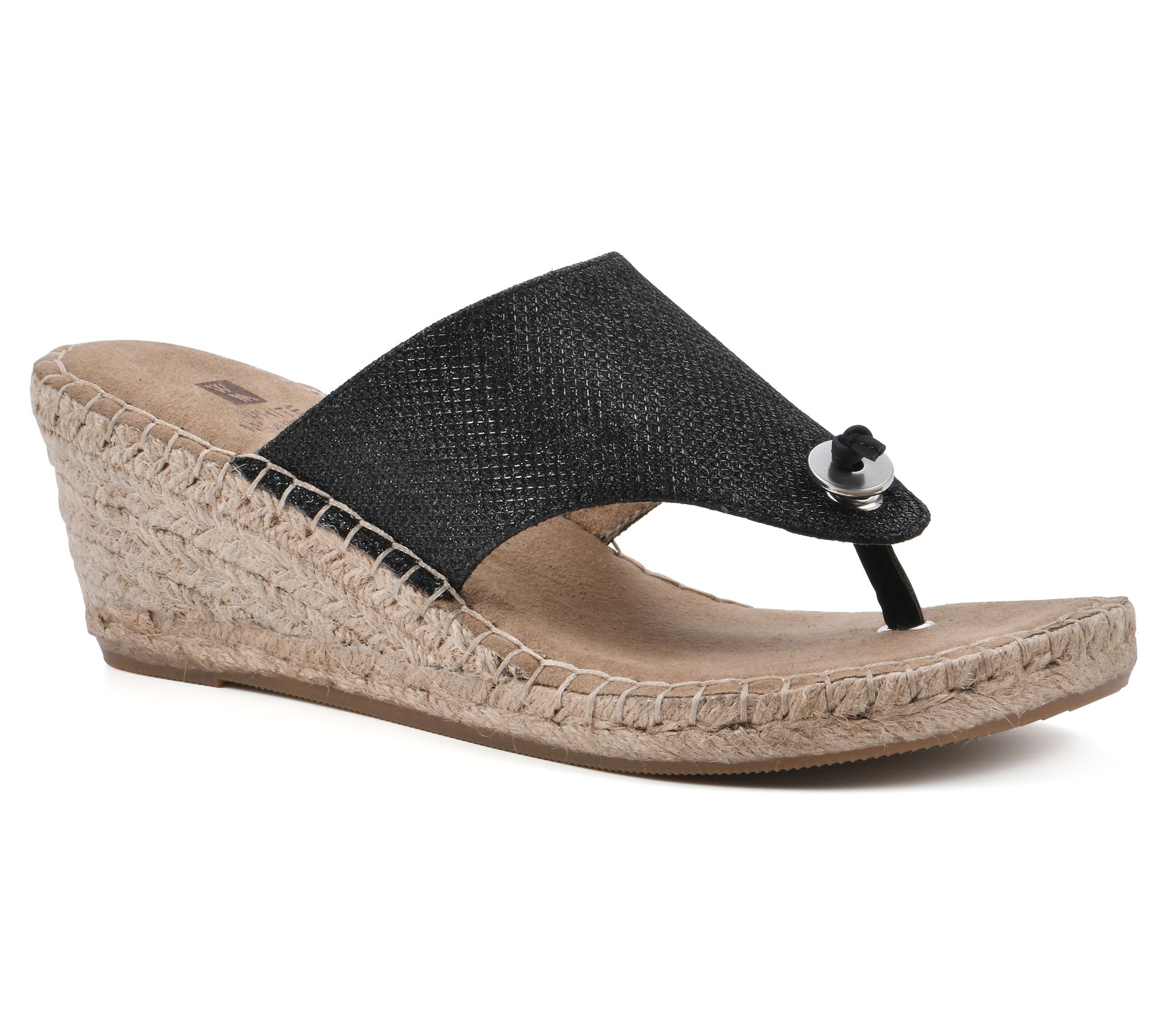 White Mountain Espadrille Wedge Sandals - Beachball