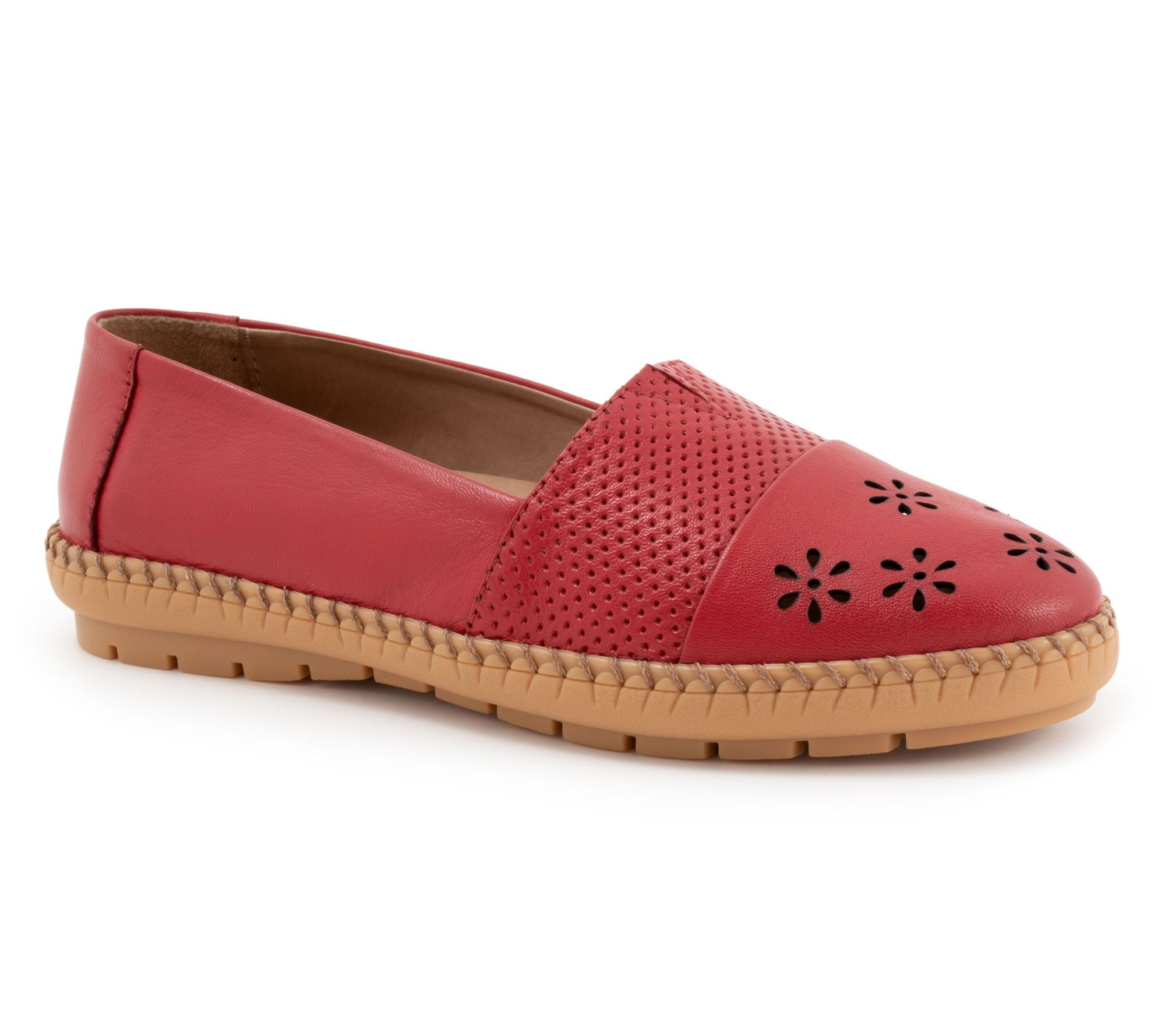 Trotters Women's Perforated Loafers - Ruby