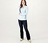 "As Is" Denim & Co. Essentials Perfect Jersey Long-Sleeve Henley Top, 2 of 3