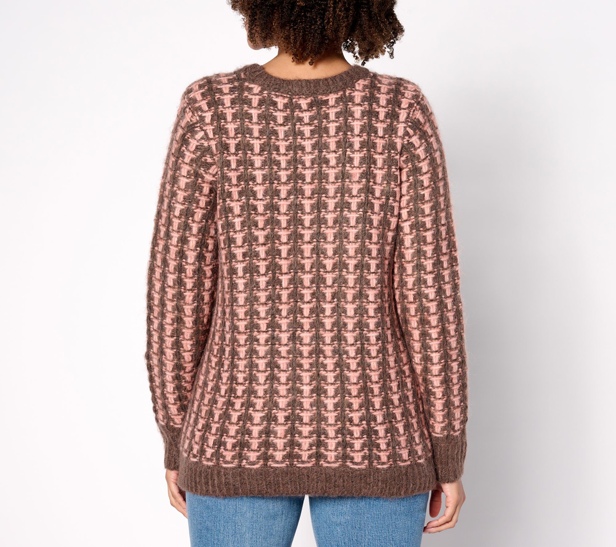 Brushed Jacquard Sweater