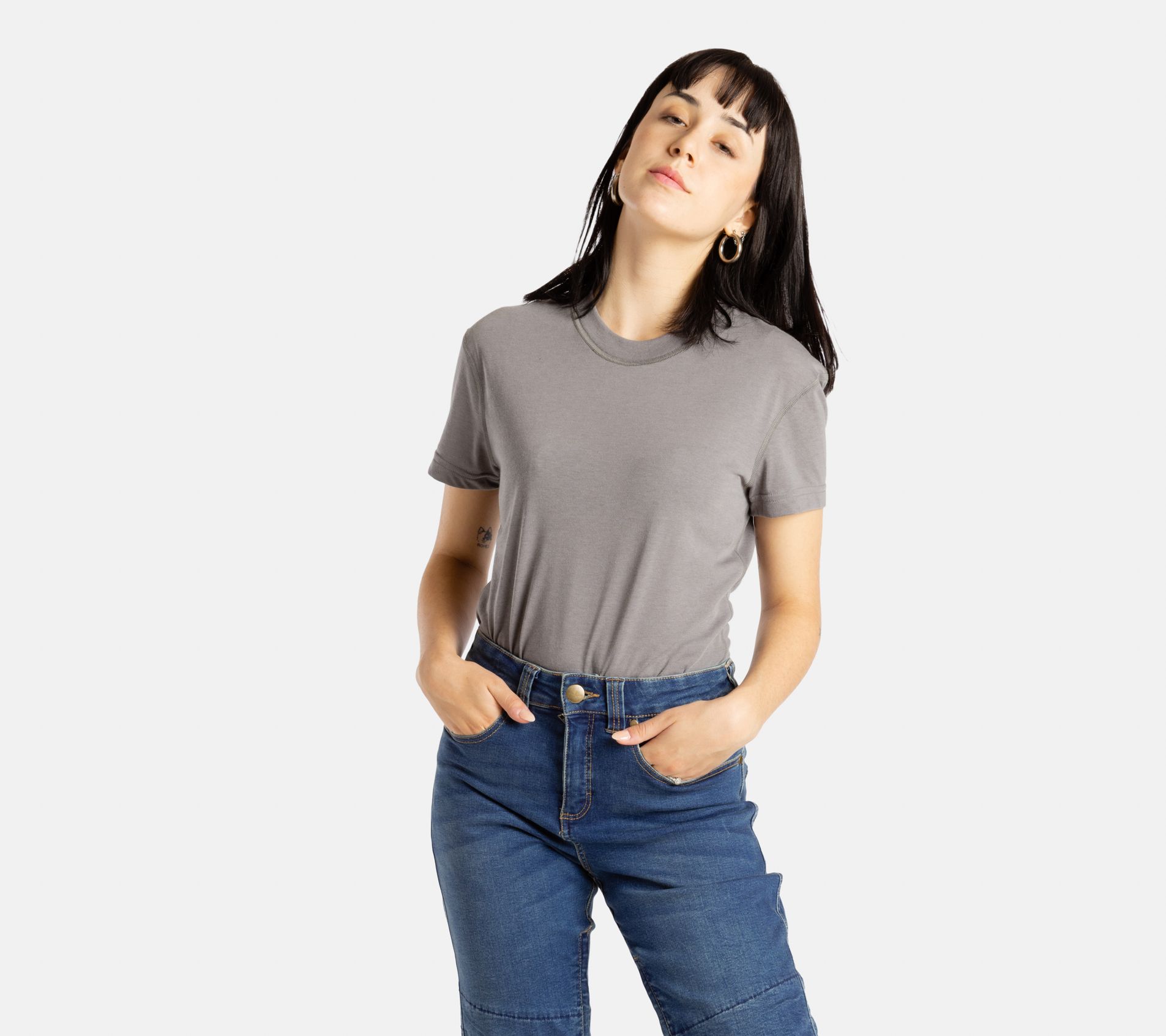 No Limbits Adaptive Women's Charcoal SensoryTee