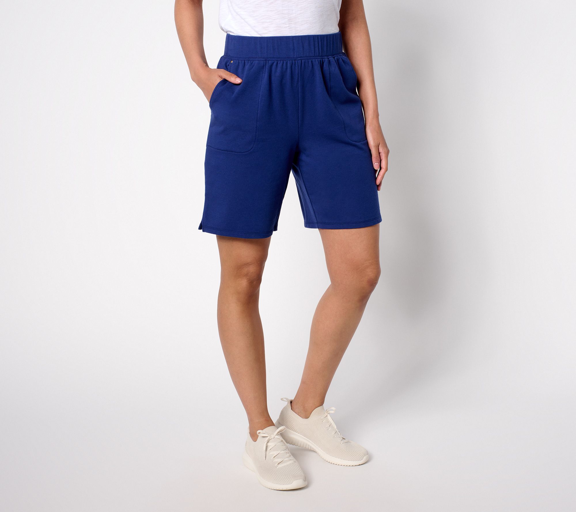 Sport Savvy French Terry 8" Pull-On Short