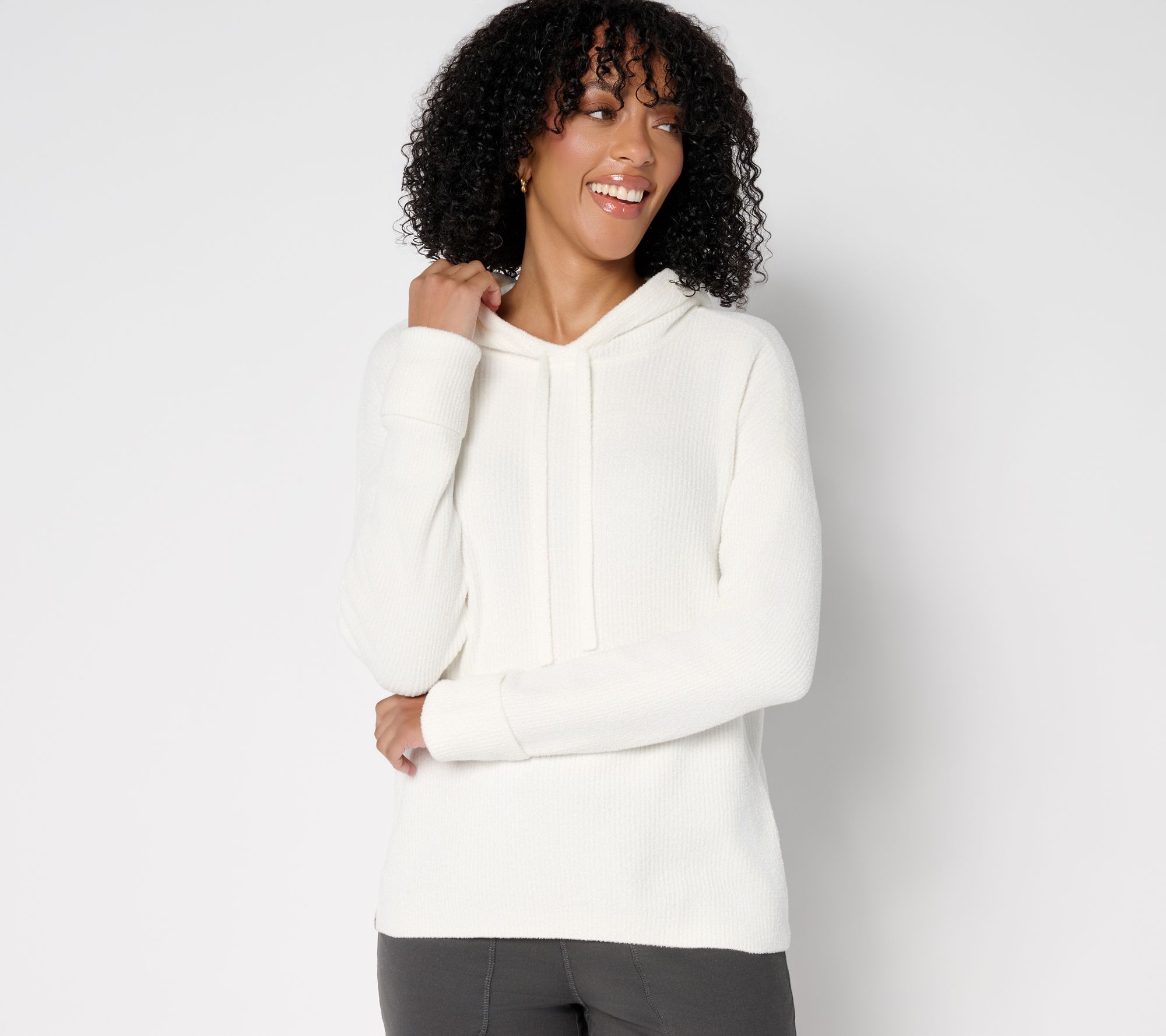 Barefoot Dreams CozyChic Ultra Lite Ribbed Cuff Hoodie