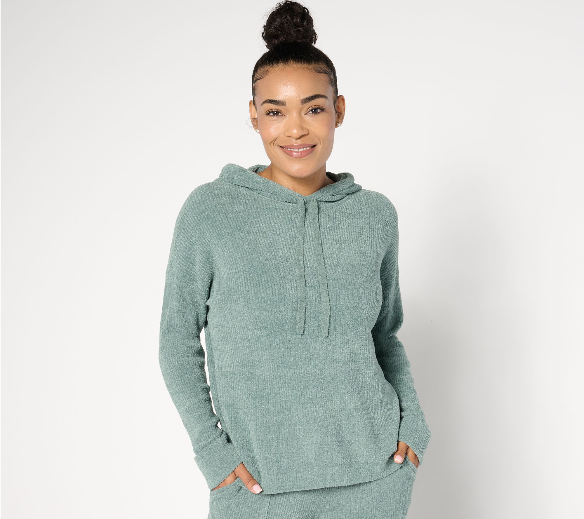 Barefoot Dreams CozyChic Ultra Lite Ribbed Cuff Hoodie
