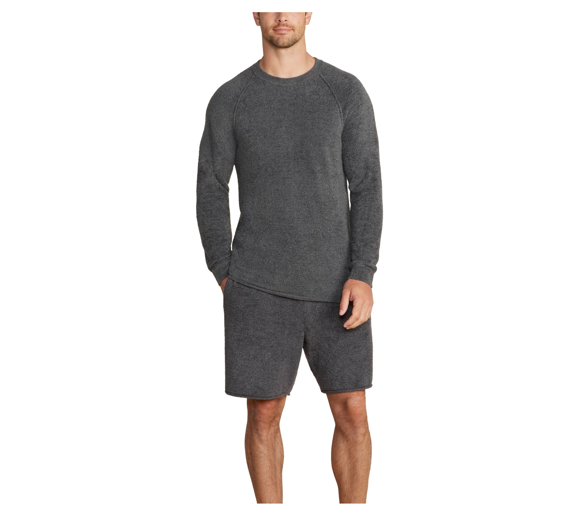 Barefoot Dreams CozyChic Lite Men's Raglan Pullover