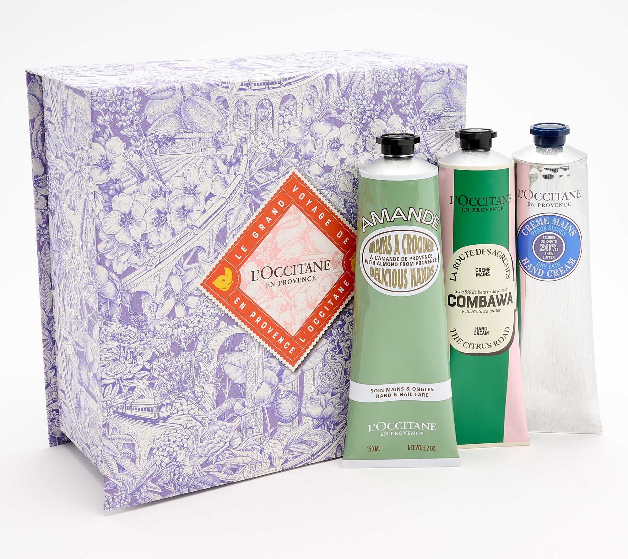 L'Occitane Holiday Edition Jumbo Hand Cream Trio w/ Box