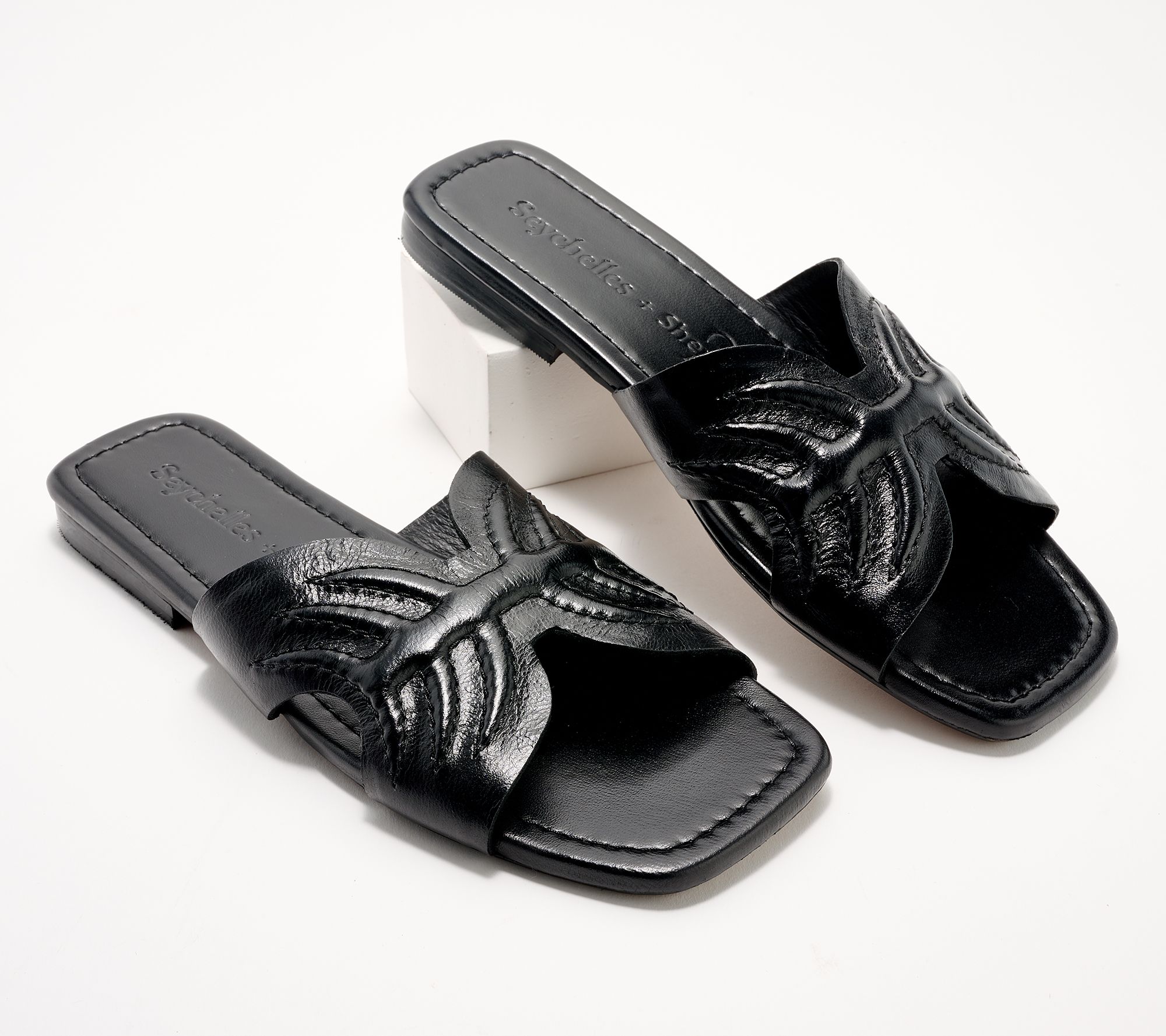 "As Is" Seychelles Leather Slide Sandals- Madhu