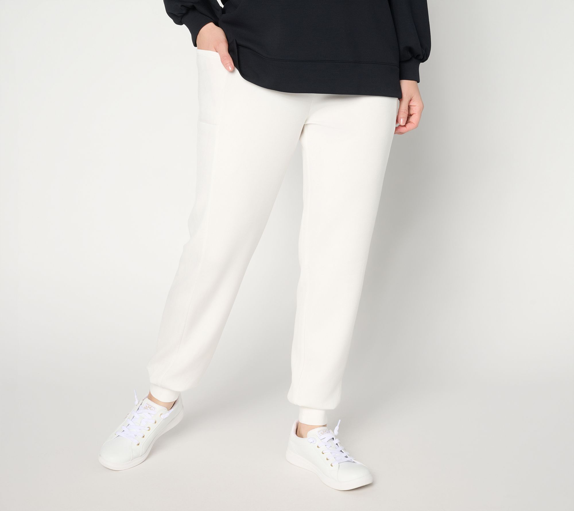 Belle by Kim Gravel Regular ScubaLuxe Phone Pocket Joggers