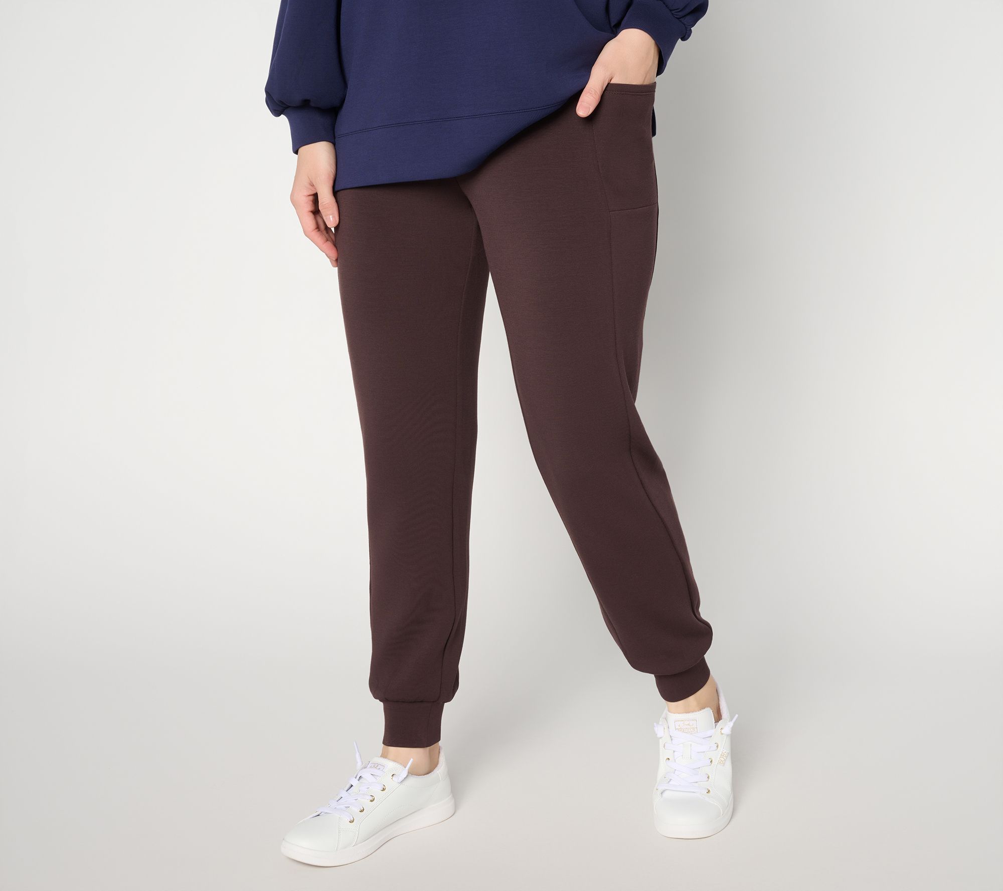 Belle by Kim Gravel Regular ScubaLuxe Phone Pocket Joggers