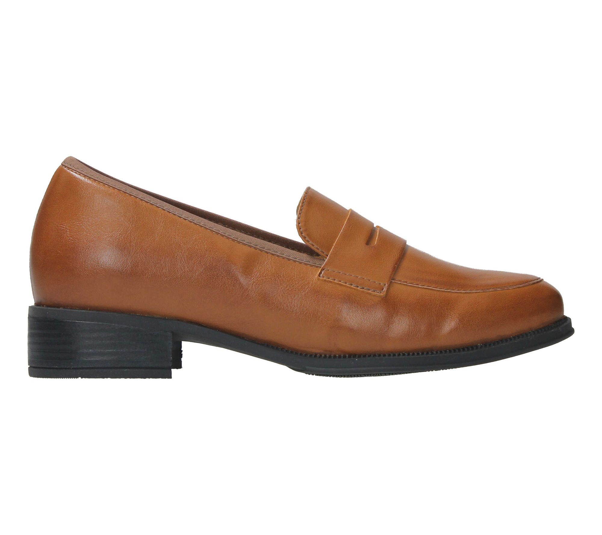 Wolky Leather Block Heel Loafer- Alabama