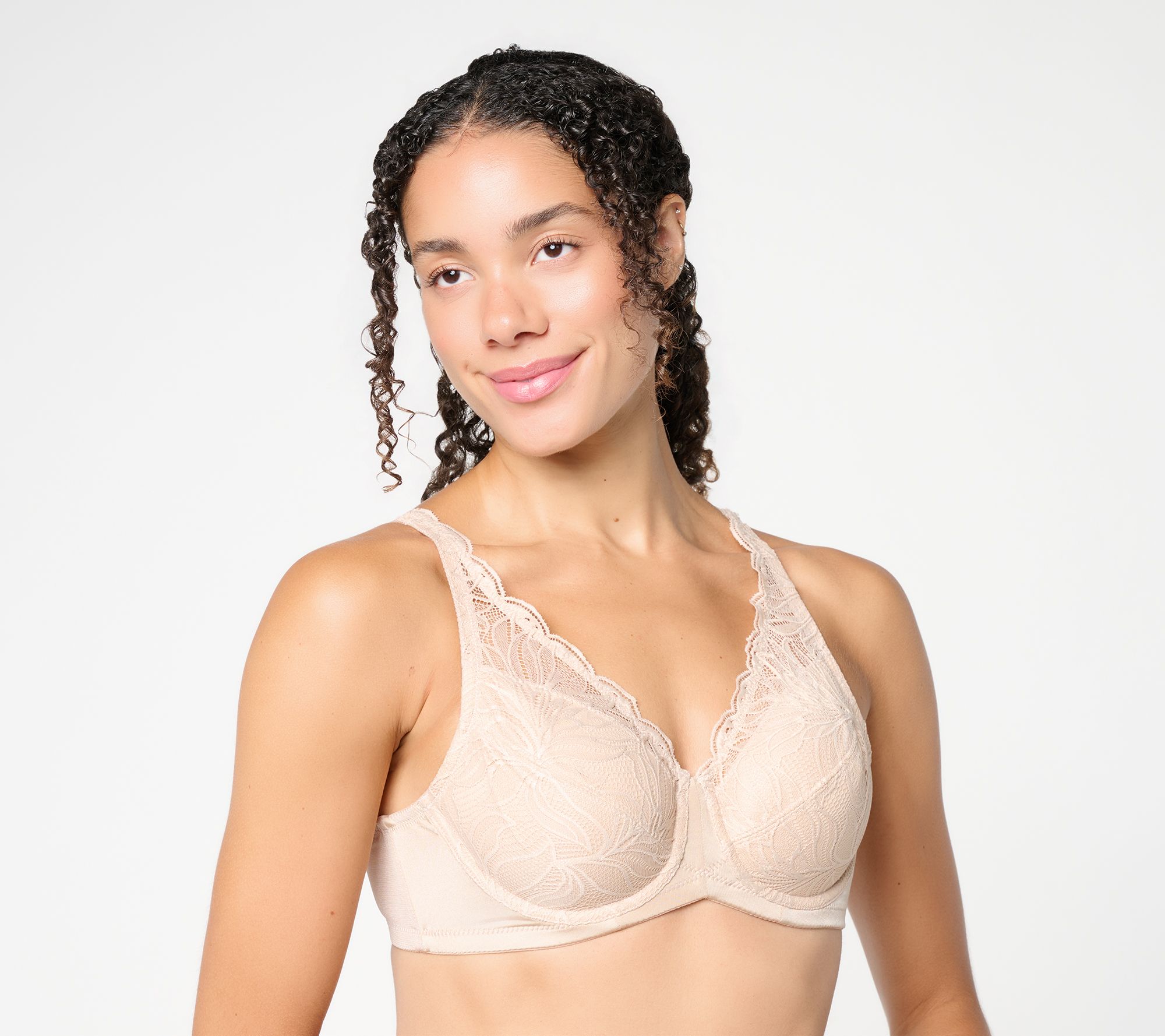 Breezies Luxe Milano Lace Unlined Underwire Bra