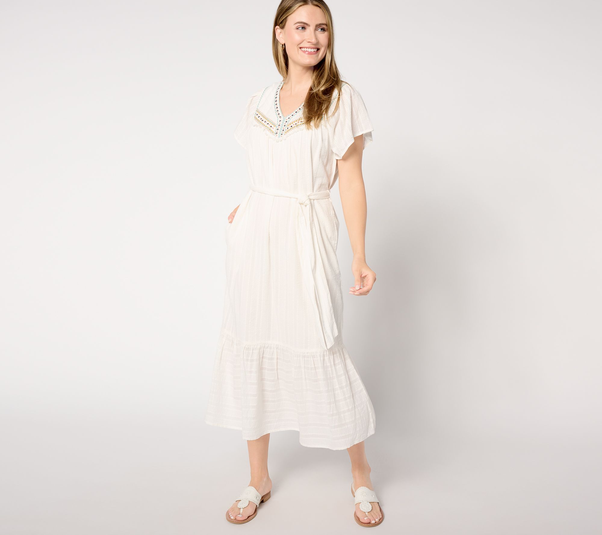 "As Is" Studio Park x Amy Stran Regular Embellished Midi Dress