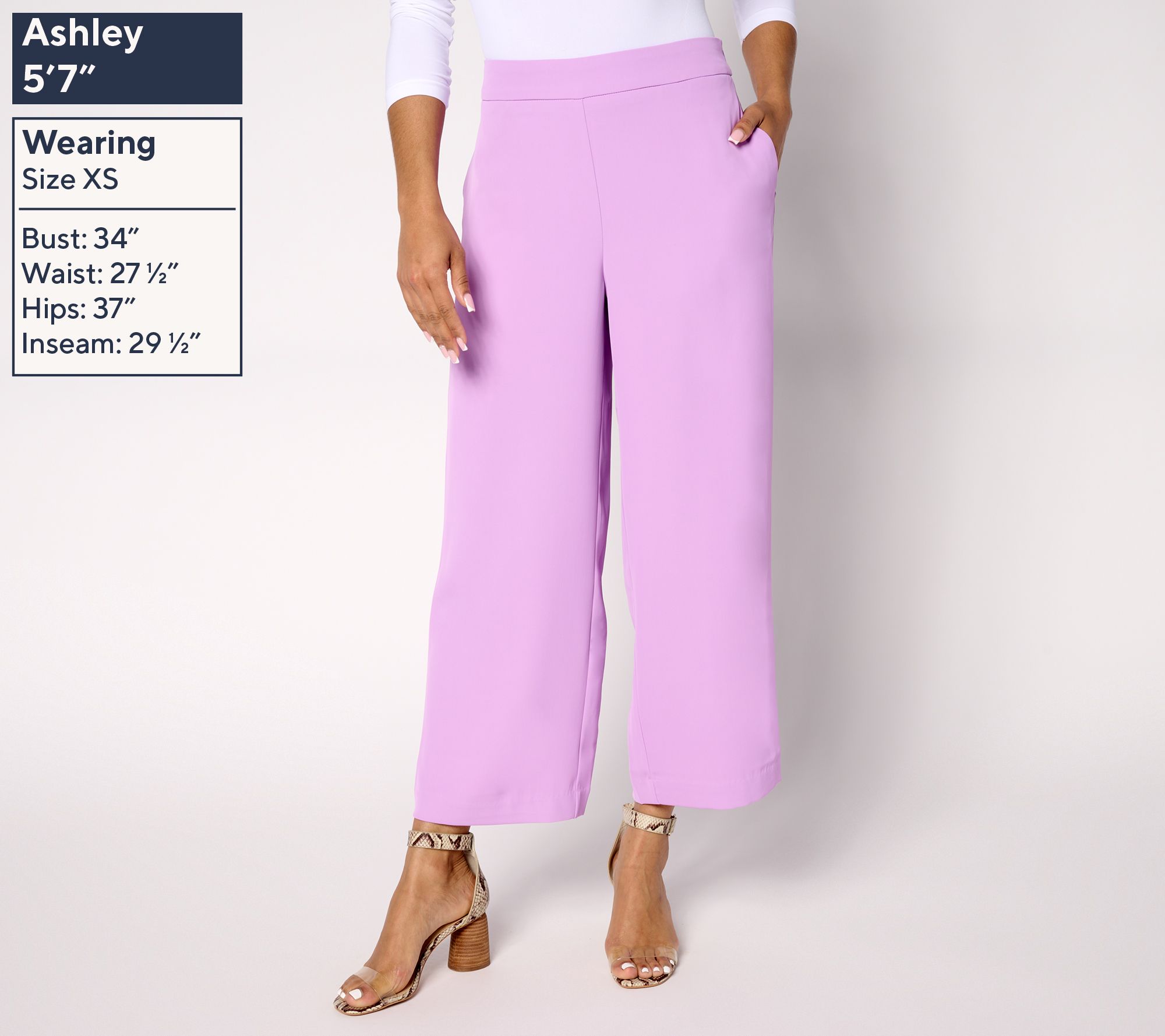 激安通販サイト Cropped Regular Miller Nicole by nicole Pull-On Pant Stretch パンツ