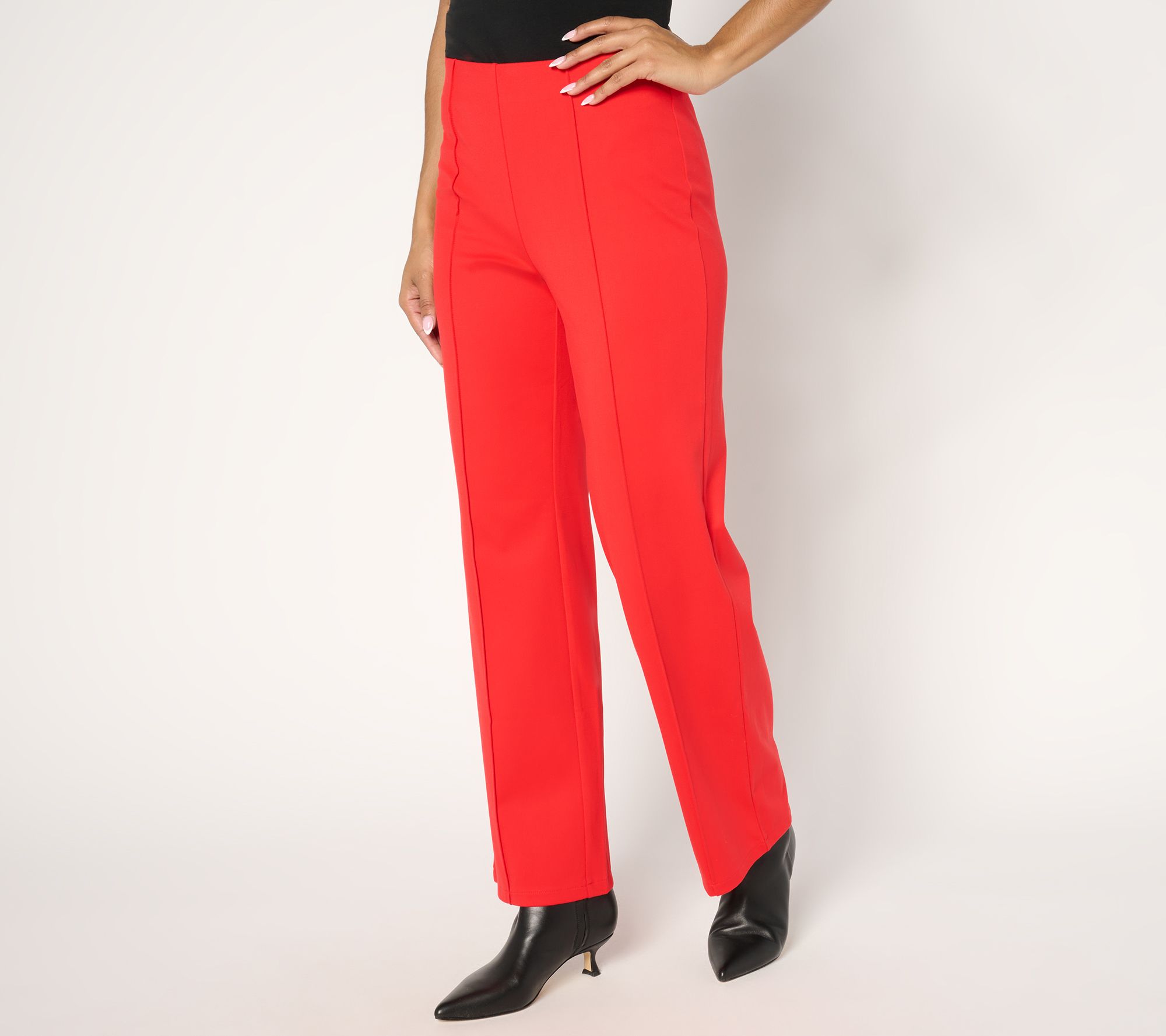 "As Is" Women with Control Regular Soft Sculpt Knit Trouser