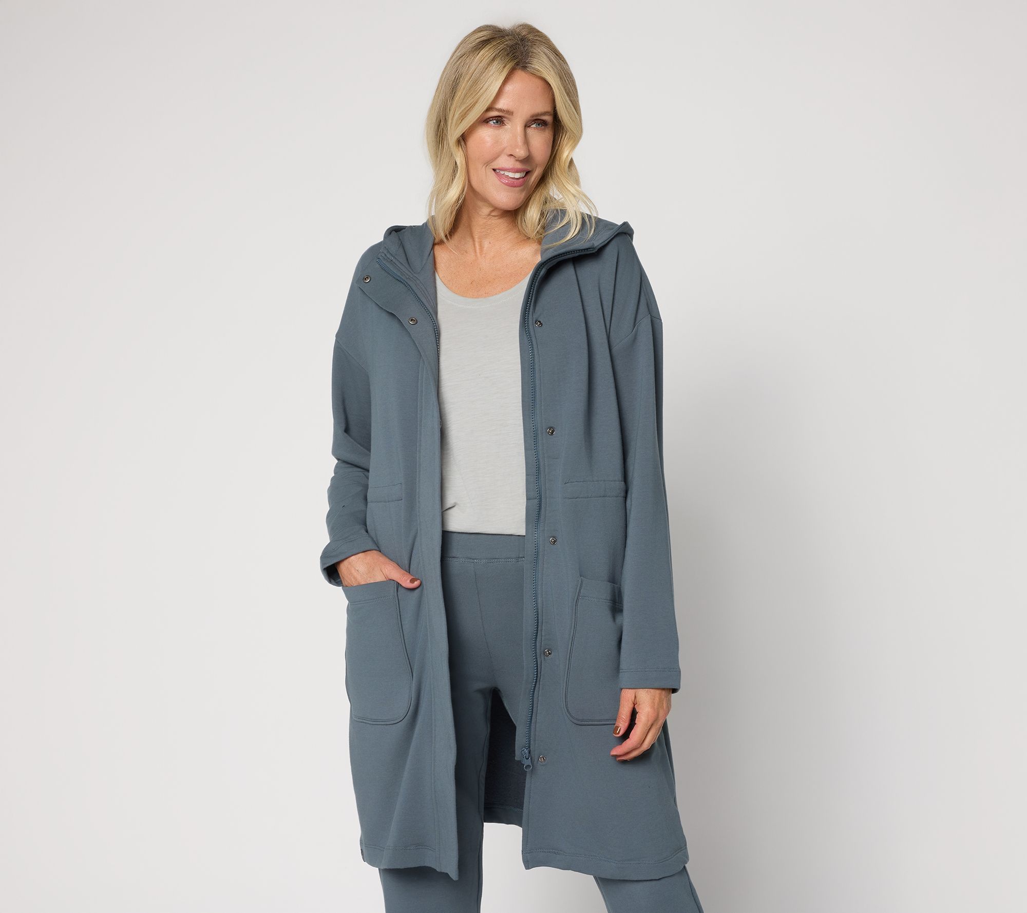 Barefoot Dreams Brushed Luxe Lounge Hooded Parka