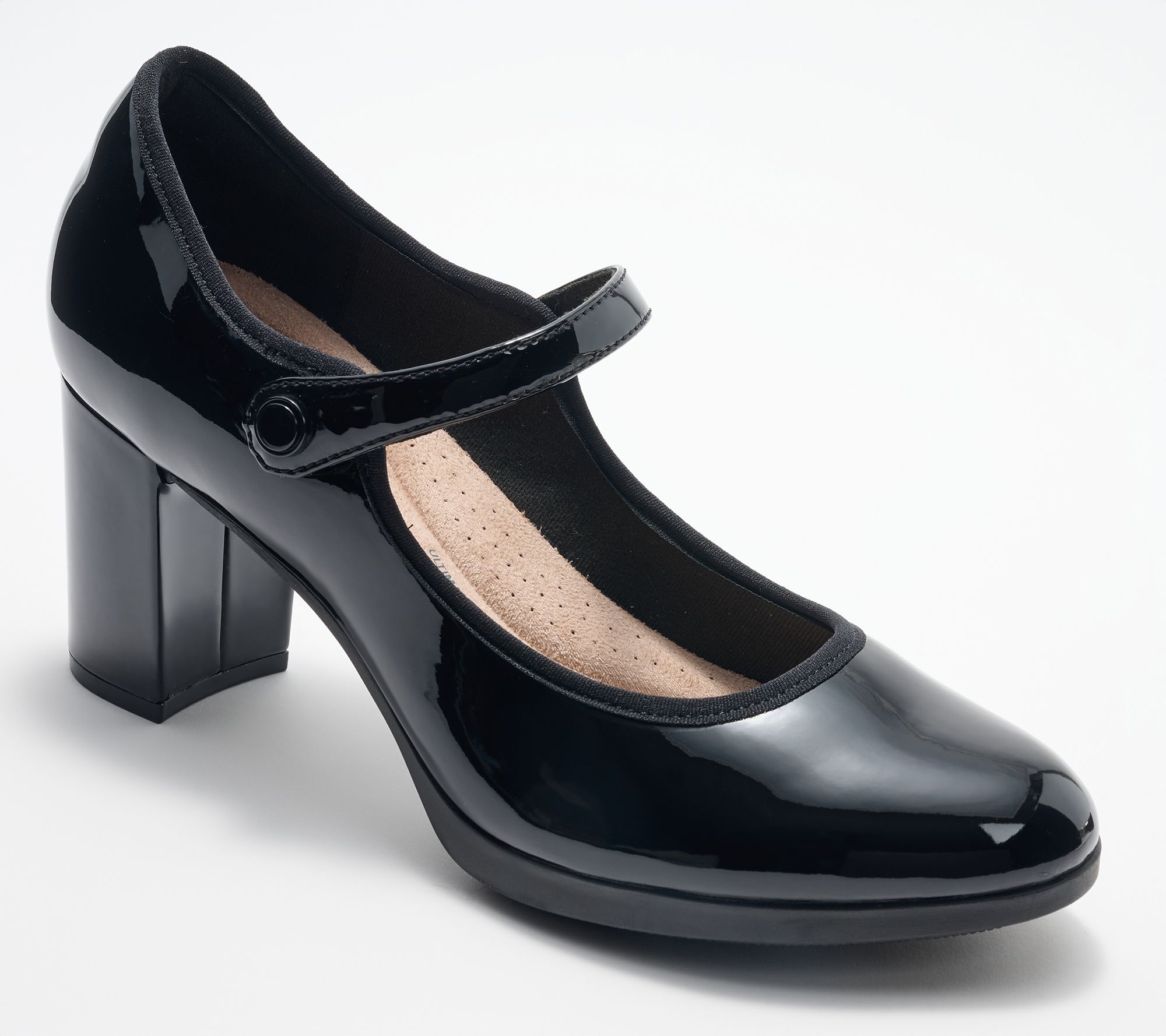 Clarks Collection Leather Mary Jane Pumps -Bayla Lily