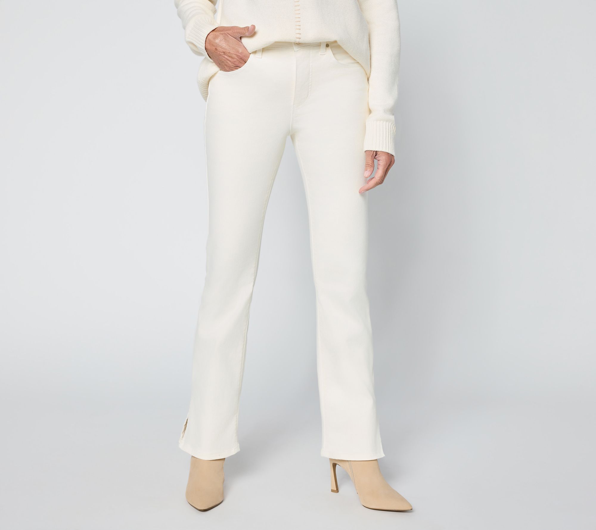 Women with Control Contour Curves Petite Color La Petite Jeans