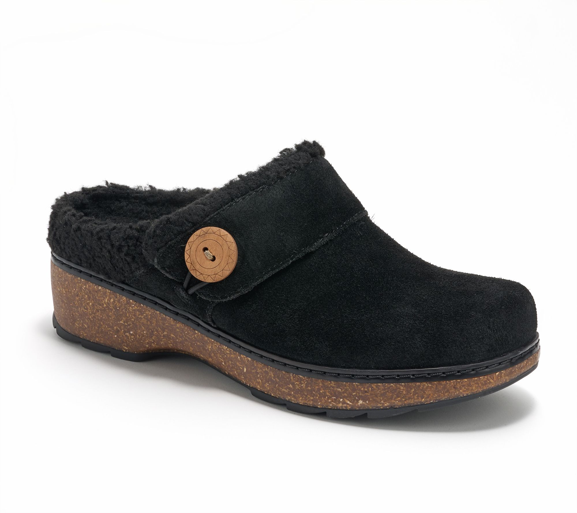 Earth Leather Slip-On Clogs - Karsten