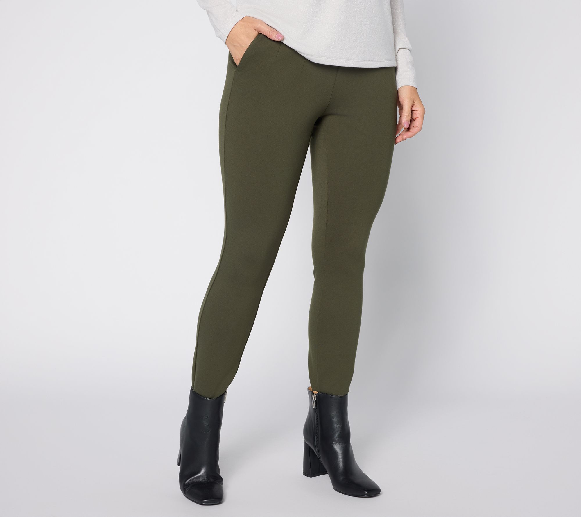 Belle by Kim Gravel Petite Ponte Boot Ready Stirrup Pant