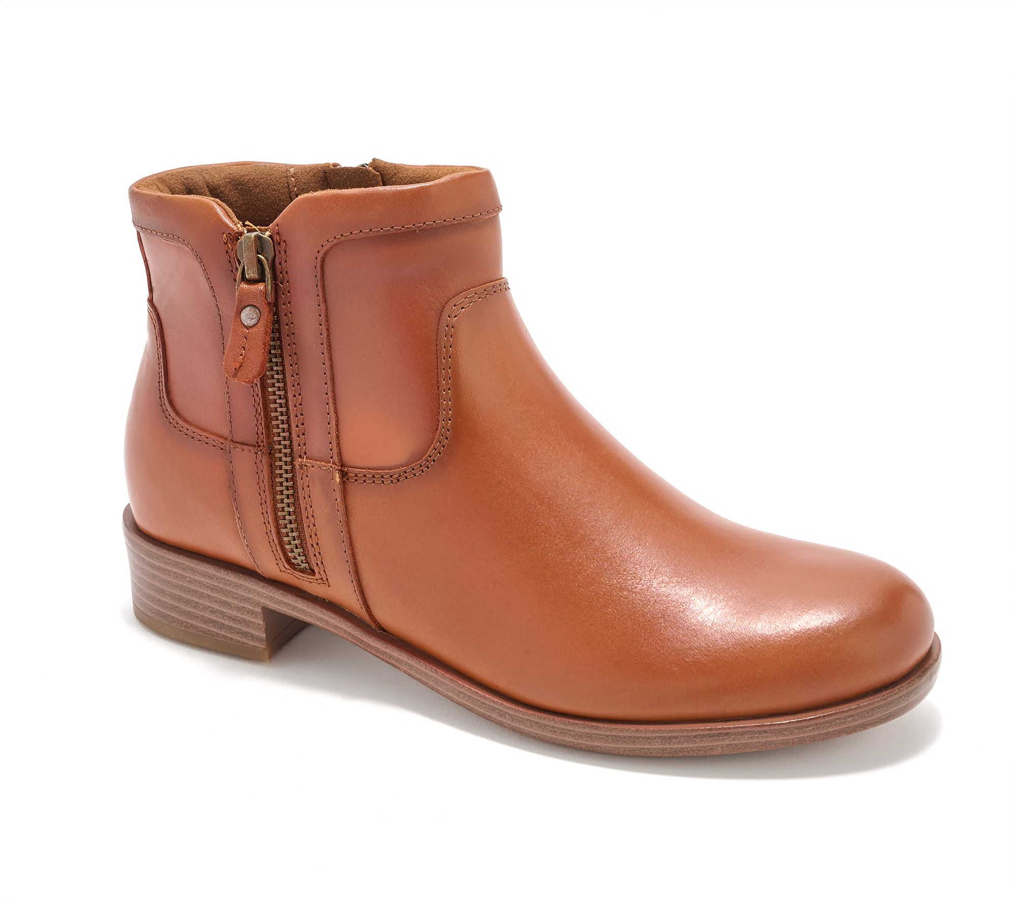 Cobb Hill Leather Ankle Boots - Novela