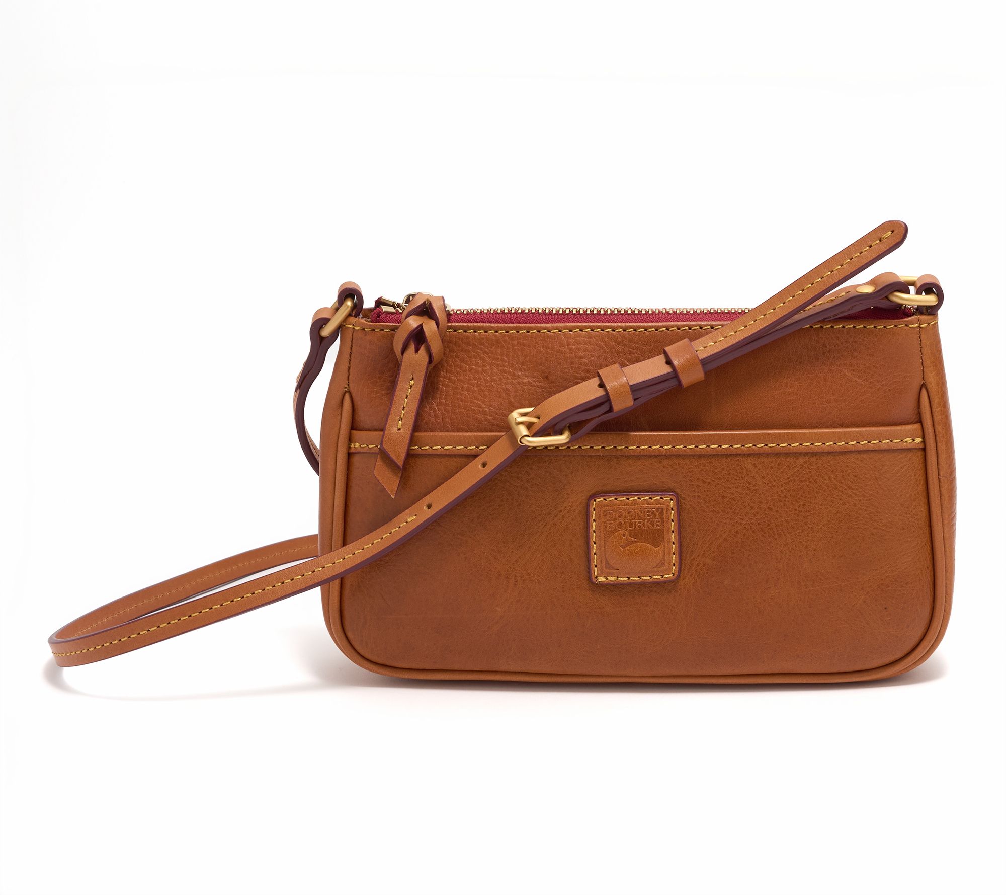 Dooney & Bourke Florentine Leather Lola Pouchette Crossbody