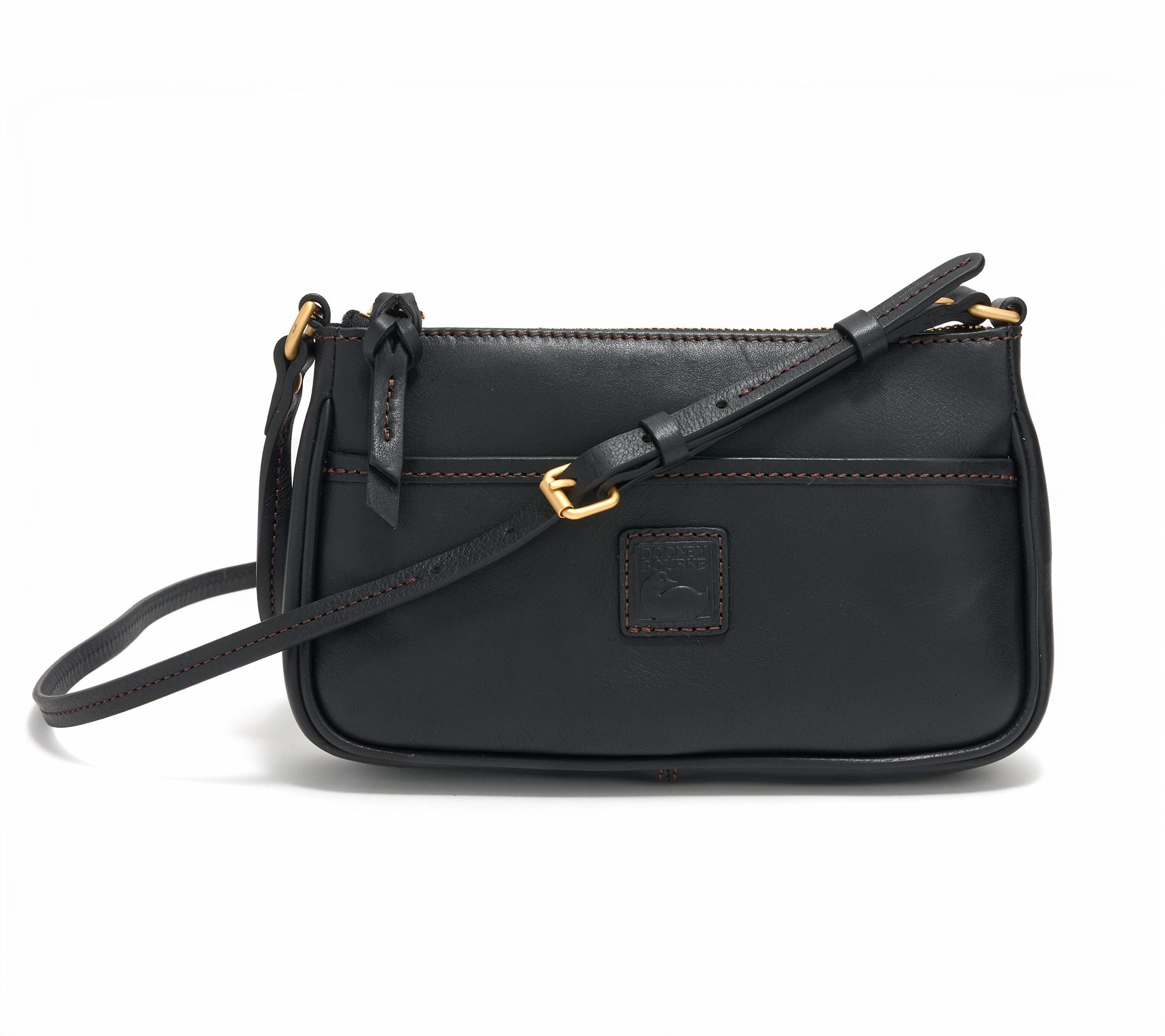 Dooney & Bourke Florentine Leather Lola Pouchette Crossbody