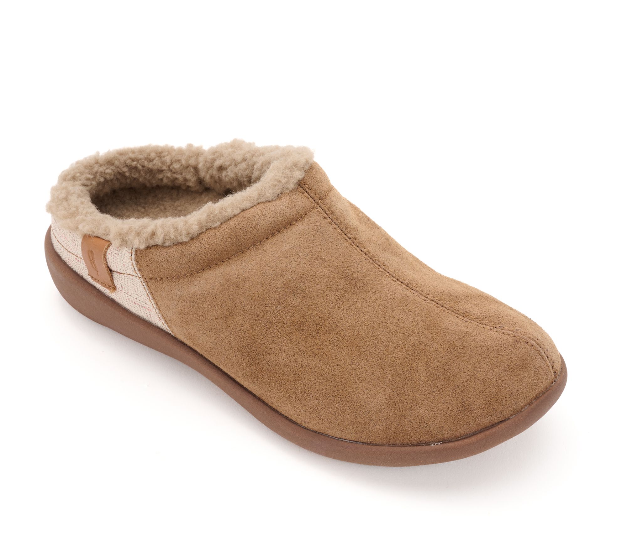 Revitalign Orthotic Suede Cozy Lined Slippers Legacy