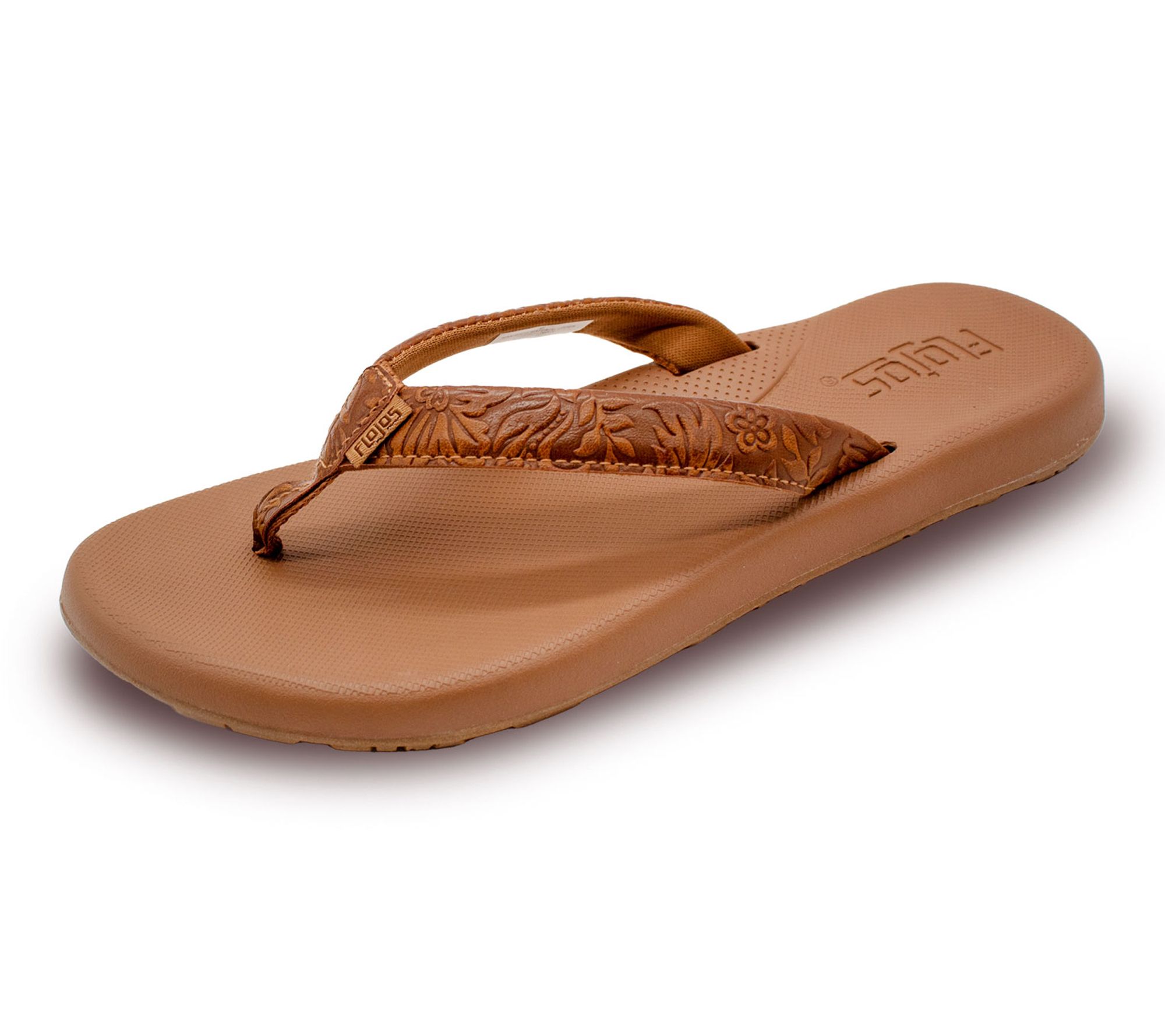 Flojos Patterned Strap Thong Sandal - Rosita