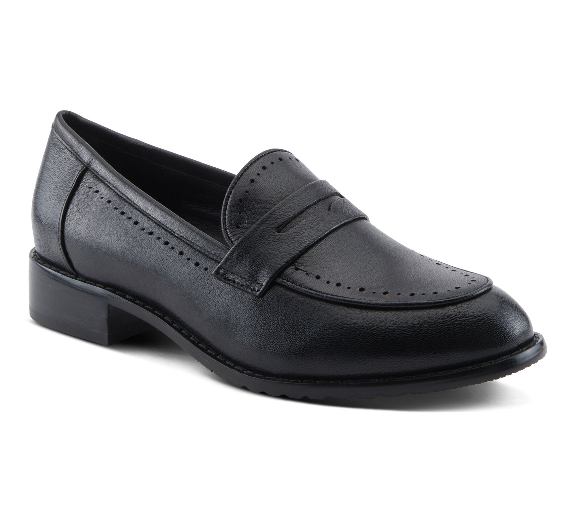 Spring Step Leather Loafers - Loafette