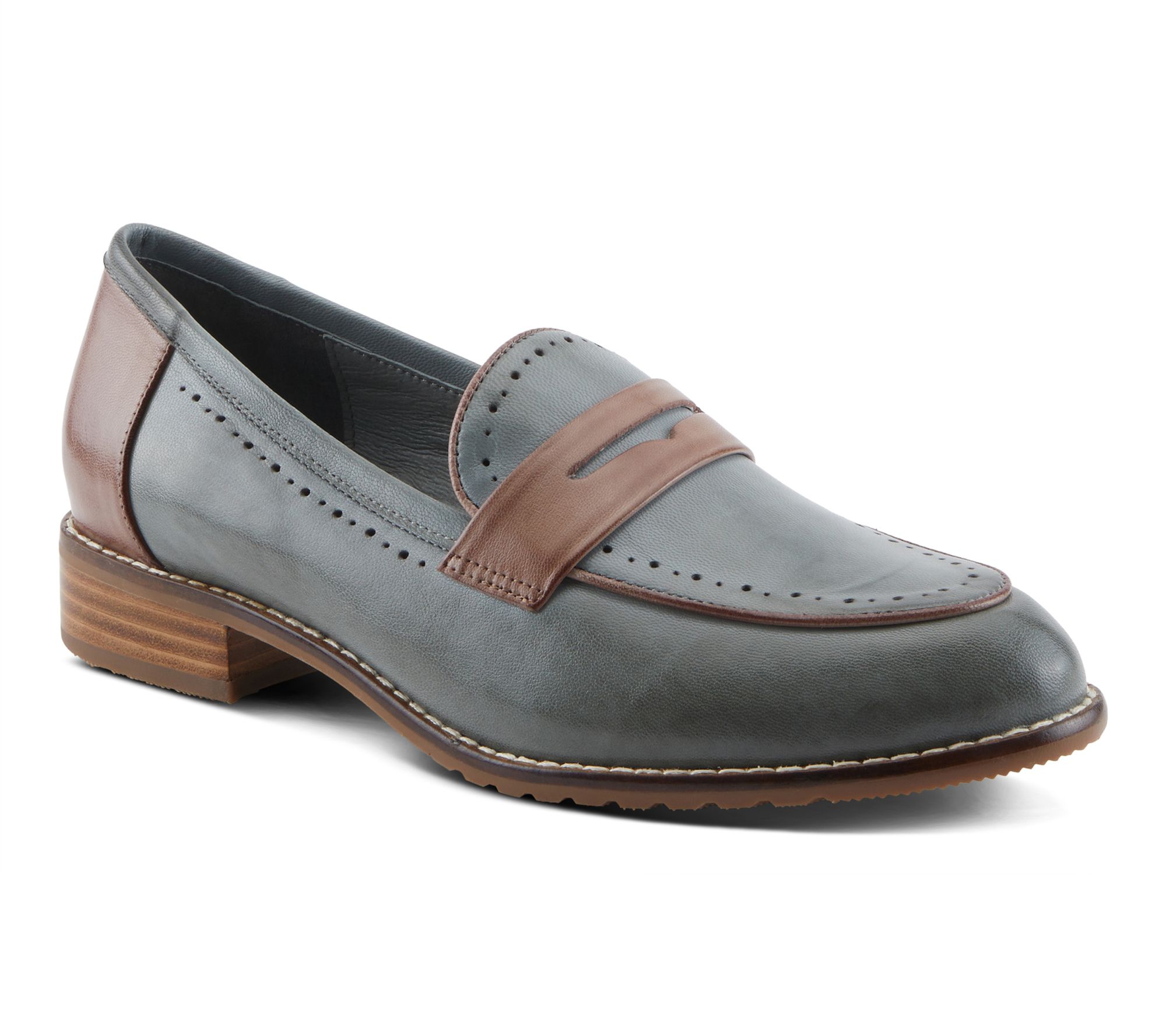 Spring Step Leather Loafers - Loafette
