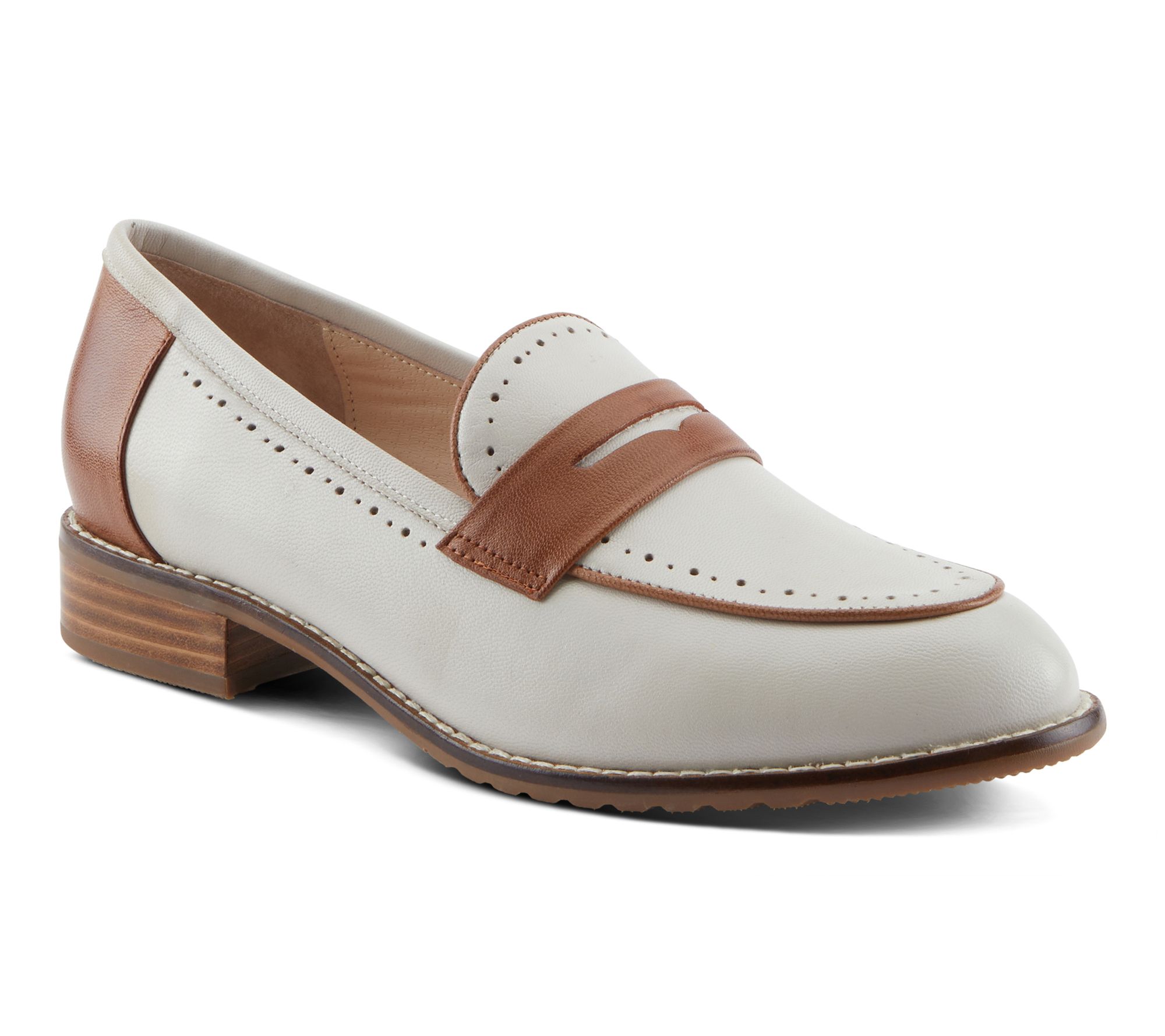 Spring Step Leather Loafers - Loafette