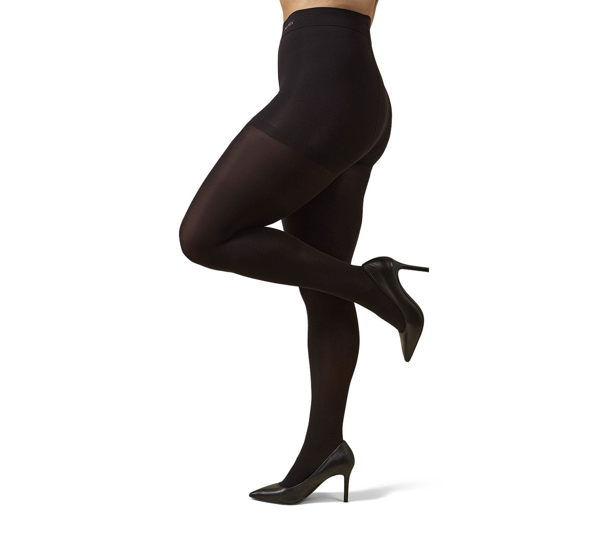 MeMoi Microfiber Opaque Curvy Control Top Tights