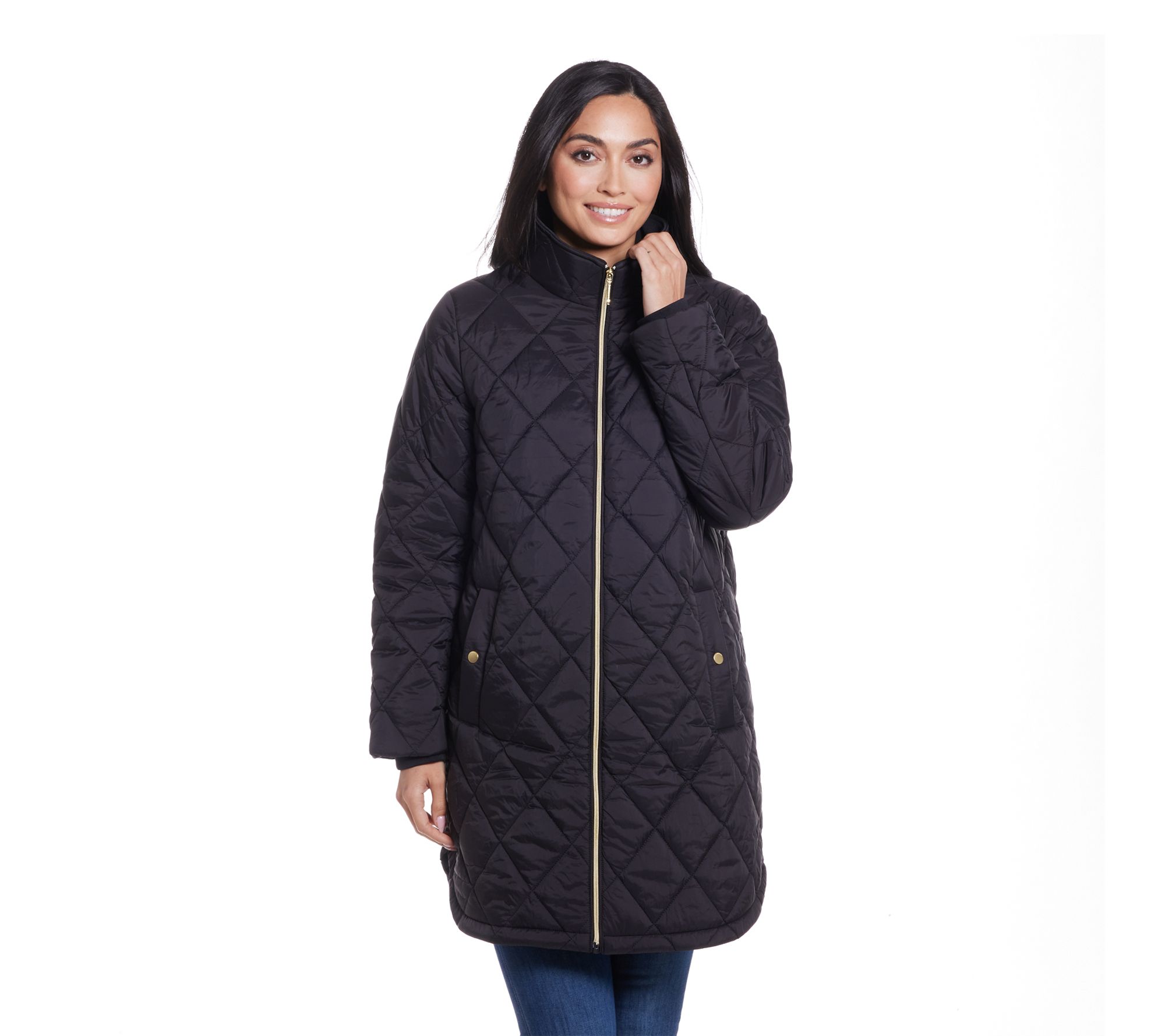 Weatherproof Quilted Zip Front Walker