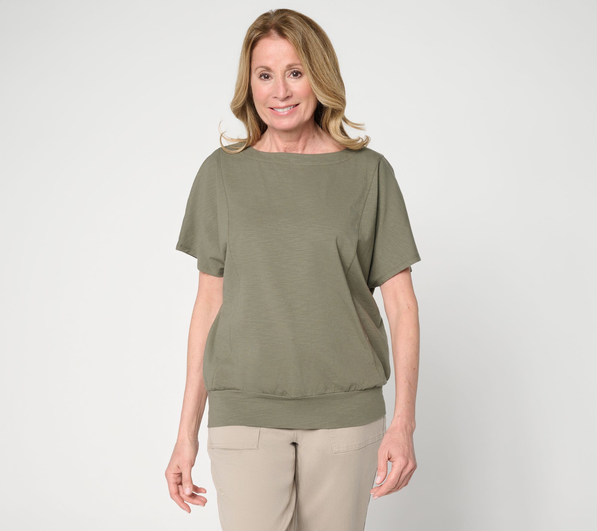 Martha Stewart Signature Essentials Dolman Sleeve Knit Top