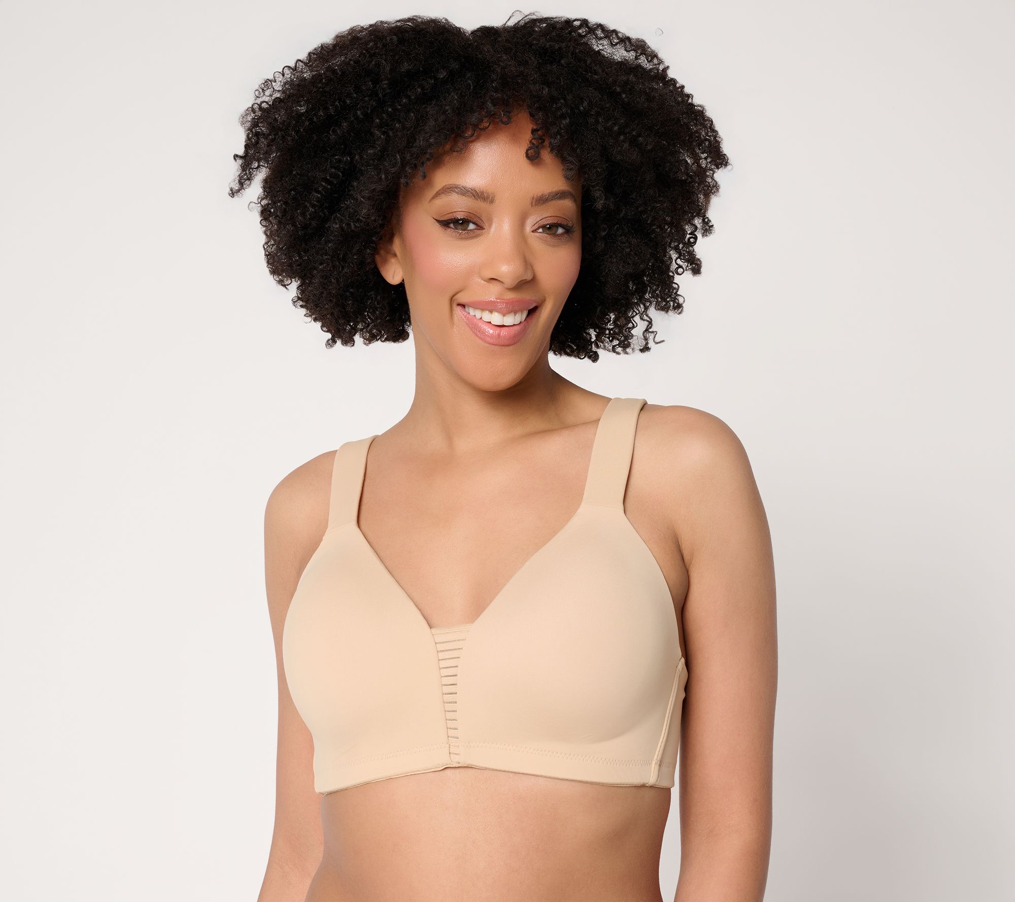 Breezies Lazy Day Seamless Wirefree Contour Support Bra